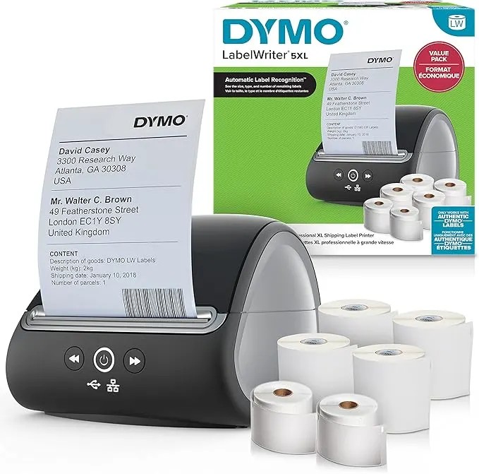 Dymo LabelWriter 5XL 桌面热敏邮寄标签打印机