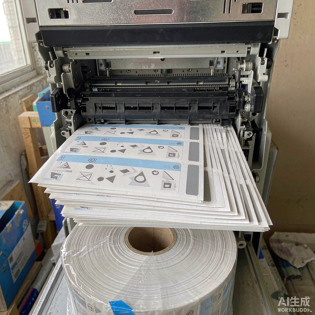 热转印打印机打印资产标签