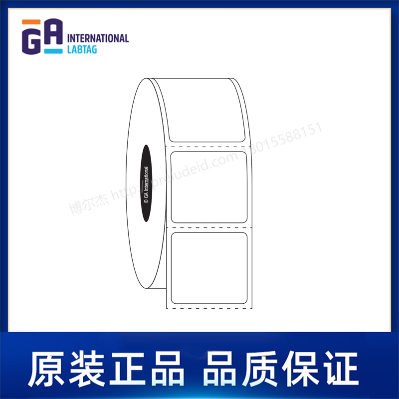 SR-157   0.975″ x 0.92″ (24.8 mm x 23.4 mm)   定制代打印GA International实验室标签