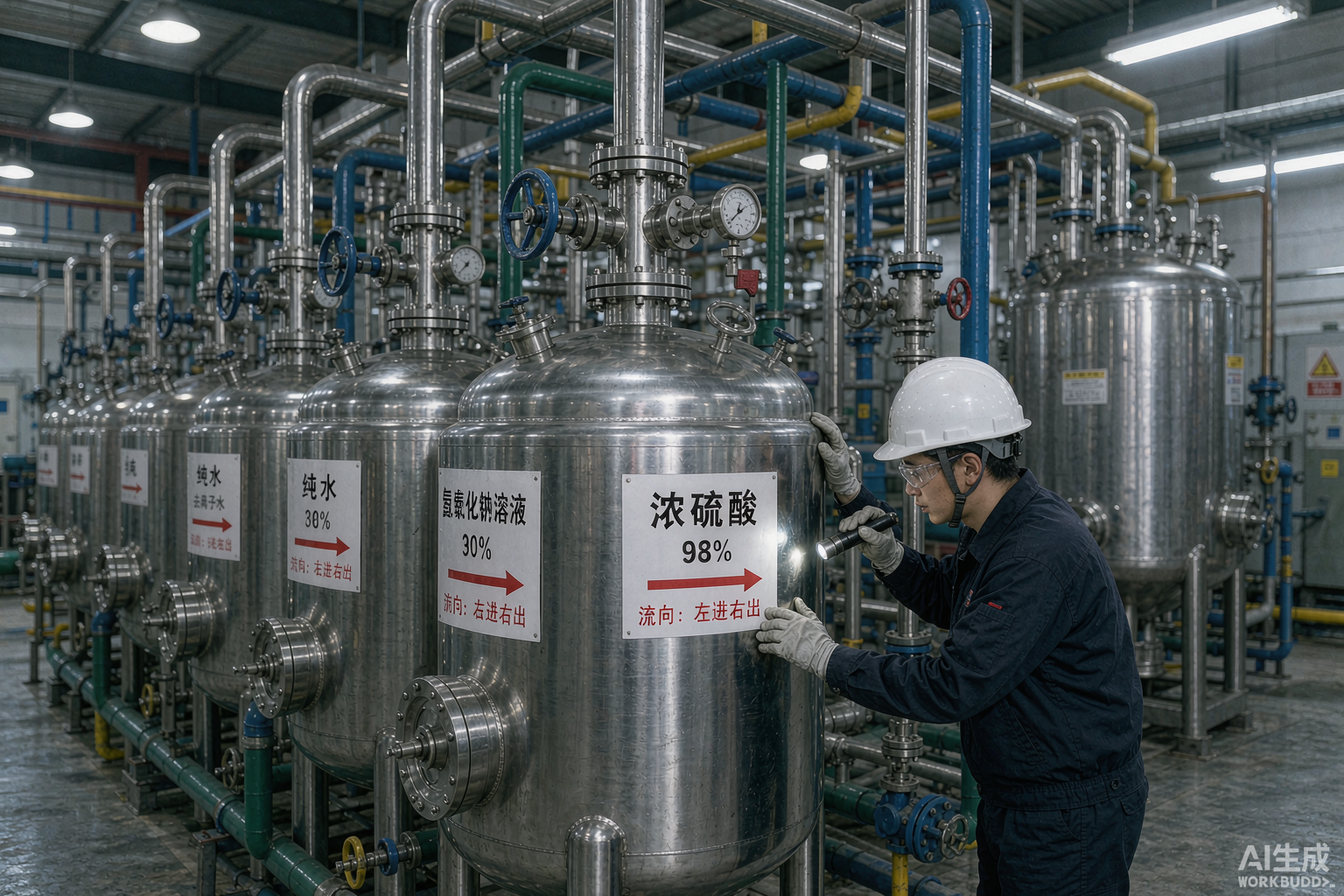 化工行业介质流向与容器标识标签打印方案——博尔杰PTS MROer