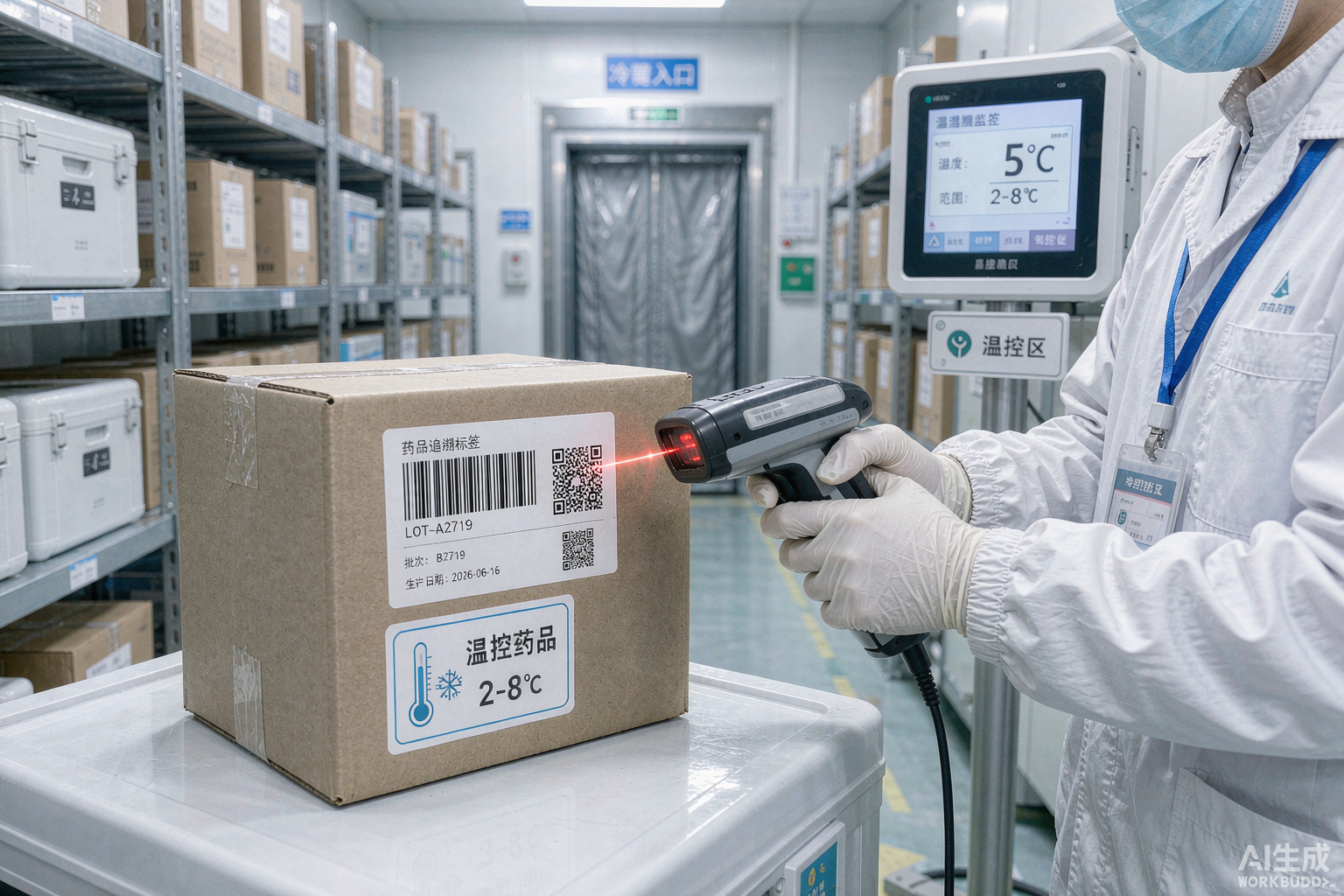 医药冷链与药品追溯标签打印方案:追溯码标签与打印机选型——博尔杰PTS MROer